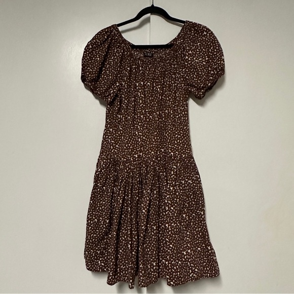 J. Crew floral puff sleeve drop-waist poplin dress Size 6 - Picture 4 of 11